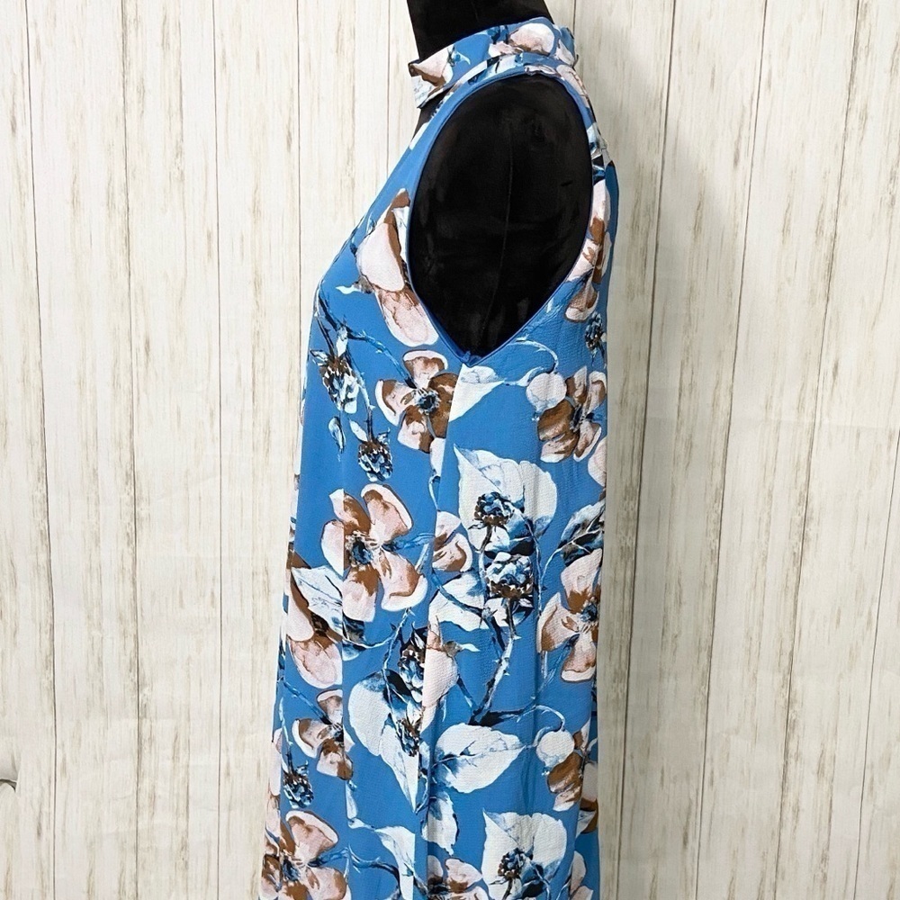 Peppermint Happy Blues shift choker floral dress NWT size small - Picture 9 of 12